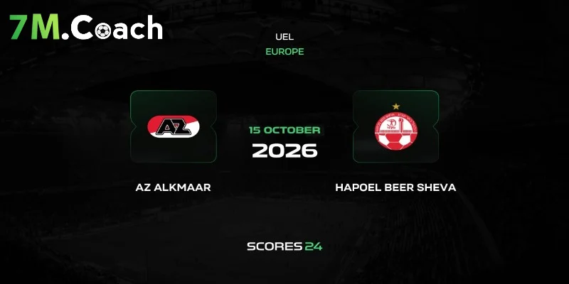 Dự đoán kết quả AZ Alkmaar vs Hapoel Beer Sheva