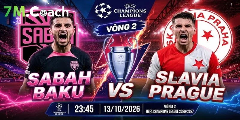 Thông tin trận đấu Sabah FK Baku vs Slavia Praha